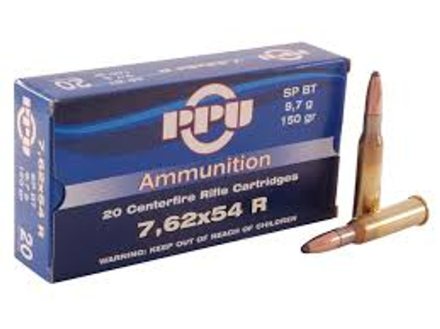 PPU 7.62X54R 150GR SP BT 20RD BOX 10 BOXES PER CASE 3 PPU 7.62X54R 150GR SP BT 20RD BOX 10 BOXES PER CASE