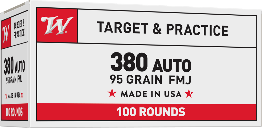 WINCHESTER USA 380ACP 95 GR FMJ VP