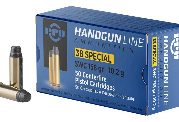 PPU .38 SPECIAL SW 158GR 50RD BOX 10 BOXES PER CASE