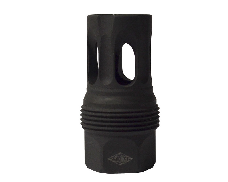 YANKEE HILL MACHINE COMPANY SHORT SRX FLASH HIDER 1/2-28 3 YANKEE HILL MACHINE COMPANY SHORT SRX FLASH HIDER 1/2-28