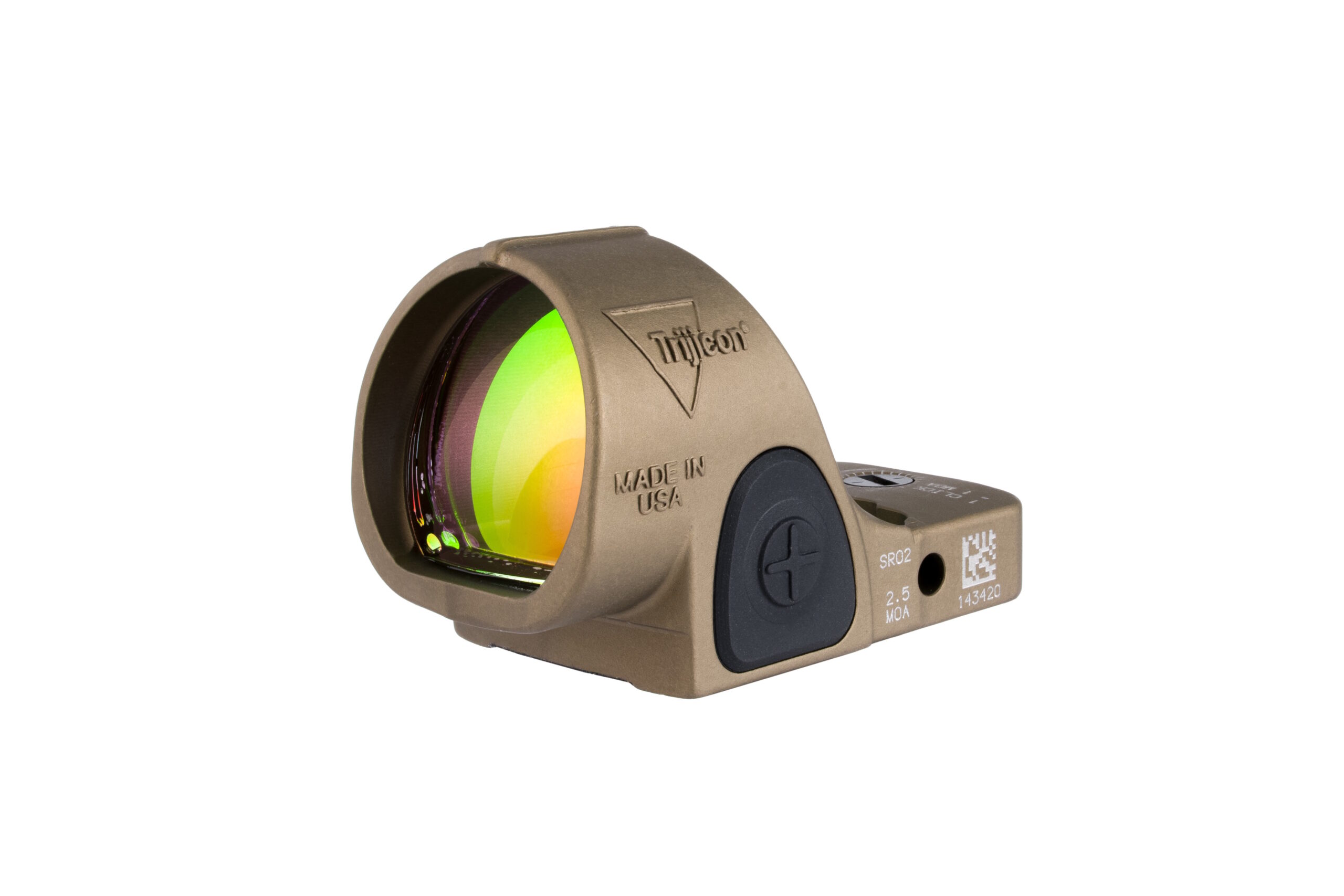 TRIJICON SRO ADJ SIGHT LED 2.5 MOA BRWN 3 TRIJICON SRO ADJ SIGHT LED 2.5 MOA BRWN