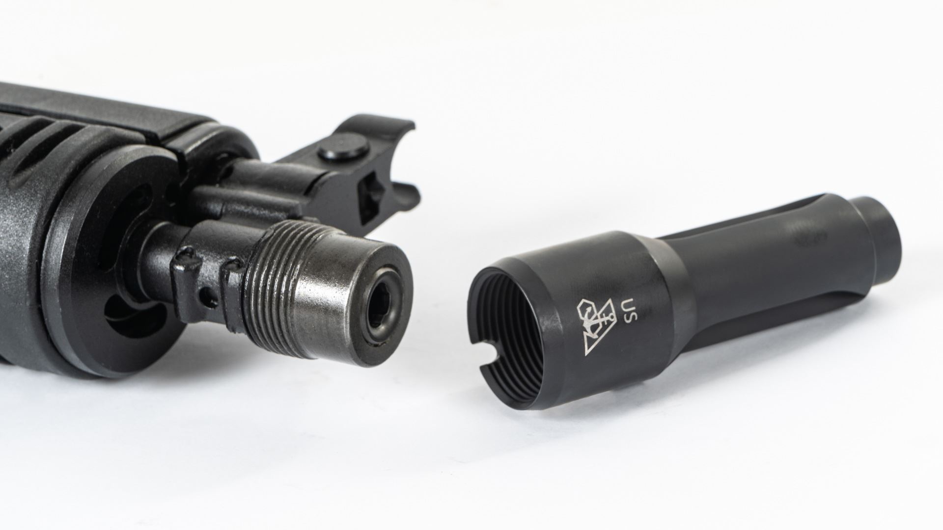 Arsenal AR-M1 4-port Flash Hider 7.62x39mm 24x1.5mm RH Threads Stainless Steel Cerakote US Made 5 Arsenal AR-M1 4-port Flash Hider 7.62x39mm 24x1.5mm RH Threads Stainless Steel Cerakote US Made - Image 3