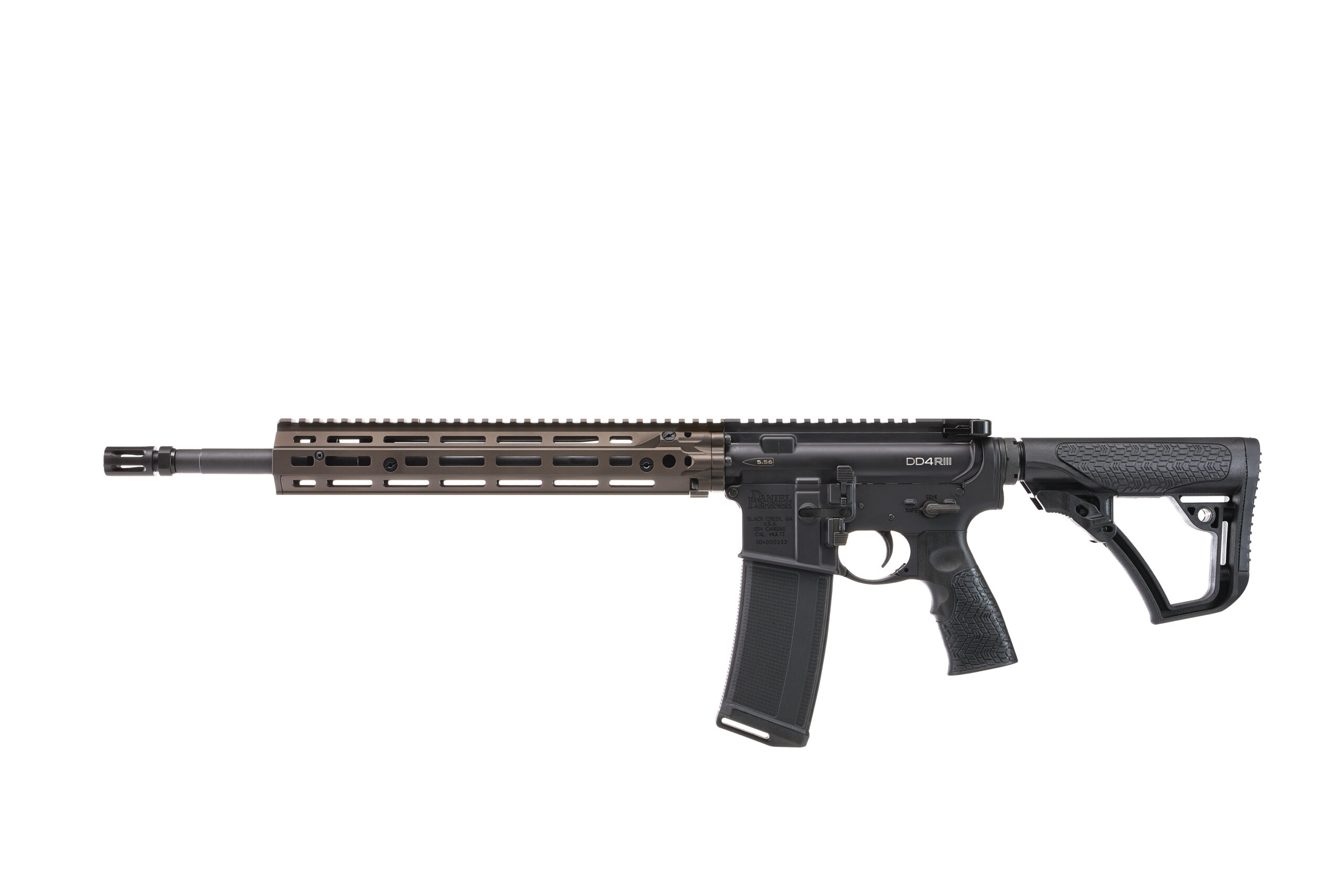 DANIEL DEFENSE DD4 RIII 5.56MM FDE 16" 32+1 3 DANIEL DEFENSE DD4 RIII 5.56MM FDE 16" 32+1
