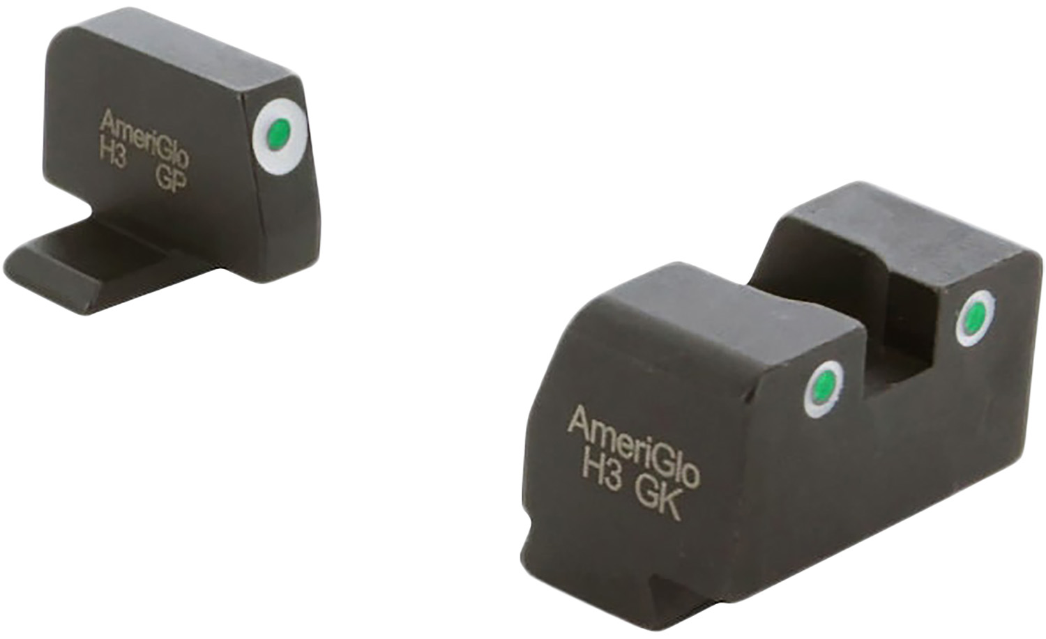 AmeriGlo XD181 Optic Compatible Sight Set for Springfield Armory XD Green Tritium White Outline Front Sight-Green Tritium White Outline Rear Sight 3 AmeriGlo XD181 Optic Compatible Sight Set for Springfield Armory XD Green Tritium White Outline Front Sight-Green Tritium White Outline Rear Sight
