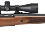 Mossberg 27939 Patriot w/Optic Full Size 243 Win 5+1, 22" Matte Blued Fluted Steel Barrel & Receiver, Walnut Fixed Stock, Vortex Crossfire II 3-9x40mm Scope 1 109214