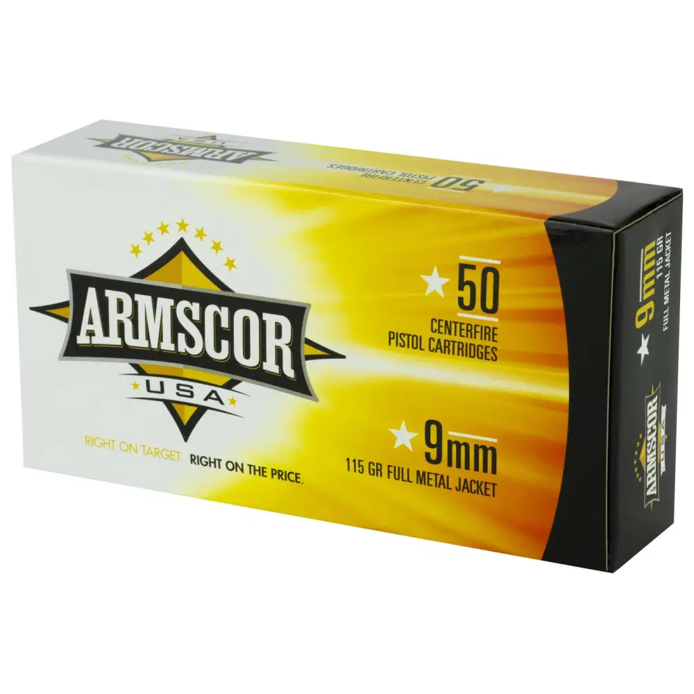 ARMSCOR 9MM 115GR FMJ 4 ARMSCOR 9MM 115GR FMJ - Image 2