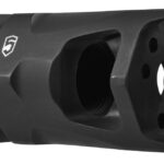 Phase 5 Weapon Systems FATMAN556 FATman Hex Brake Black Parkerized Steel with 1/2"-28 tpi Threads & 3" OAL for 223 Rem, 5.56x45mm NATO AR-Platform 2 110534