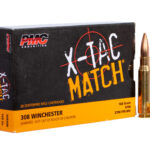 PMC 308XM X-Tac Match 308Win 168gr Open Tip Match 20 Per Box/10 Case 1 111495