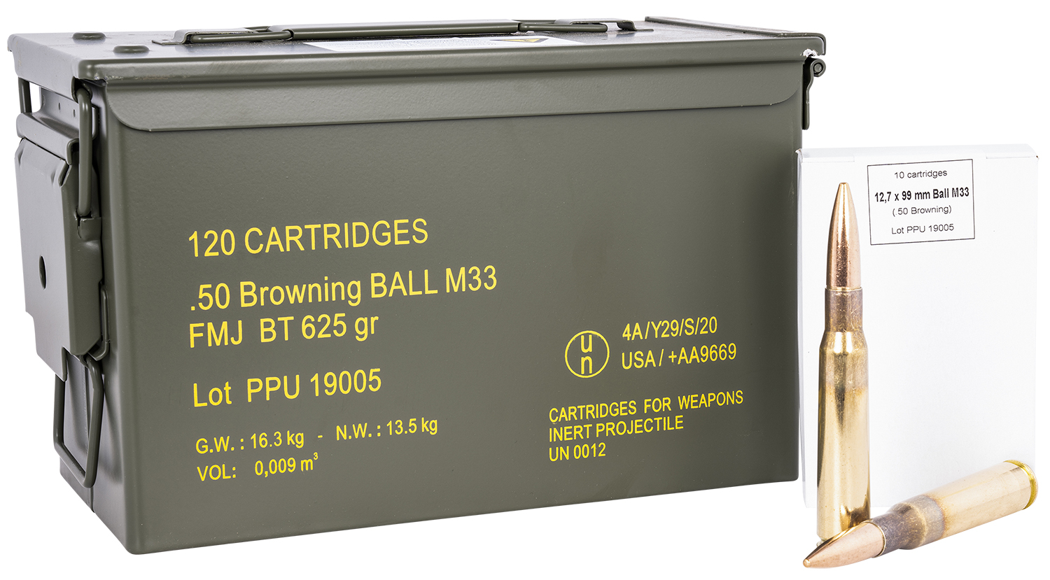 PPU PPRM50M Rangemaster 50BMG 625gr Full Metal Jacket/ 120rds *Sold by Case *Includes Metal Can 3 PPU PPRM50M Rangemaster 50BMG 625gr Full Metal Jacket/ 120rds *Sold by Case *Includes Metal Can