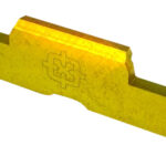 Cross Armory CRG5SLGD Slide Lock Extended Compatible w/Glock Gen1-5/P80 Gold Steel 1 131262