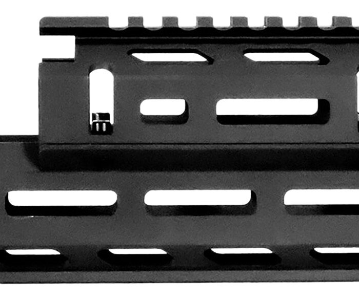 Cart 4 Aim Sports MMAK02 Russian Handguard Short & Drop-in, M-LOK 2-Piece Style Made of 6061-T6 Aluminum with Black Anodized Finish for AK-47