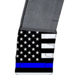 Mission First Tactical EXDPM556AMB1 Extreme Duty 30rd 223 Rem/5.56x45mm Fits AR-15/M4 Black w/Blue Line American Flag Polymer 1 133003