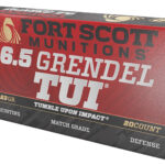 Fort Scott Munitions 65GR123SCV2 Tumble Upon Impact (TUI) Rifle 6.5Grendel 123gr Solid Copper Spun 20 Per Box/10 Case 2 133870