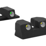 Meprolight USA 101103201 Tru-Dot Green Tritium White Outline Front Sight-Yellow Tritium White Outline Rear Sight Sig Sauer P-Series P226/P320 2 134474