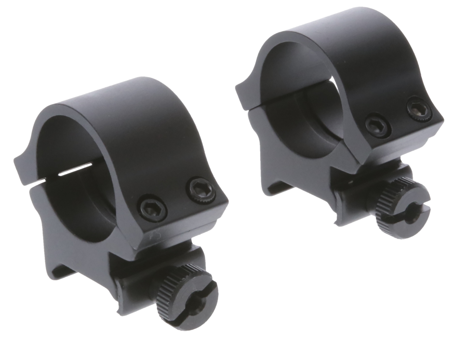 TruGlo TGTG8961B2 Lightweight Scope Rings Matte Black 1" High 3 TruGlo TGTG8961B2 Lightweight Scope Rings Matte Black 1" High