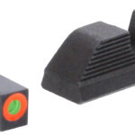 AmeriGlo GL5353 Protector Sight Set for Glock Green Tritium Orange Outline Front Sight-Black Serrated Rear Sight 2 136706