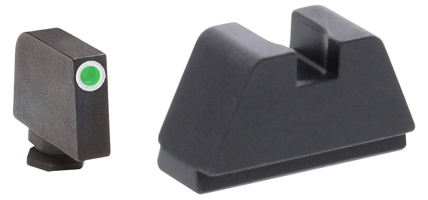 AmeriGlo GL481 Optic Compatible Sight Set for Glock 2XL Tall Green Tritium White Outline Front Sight-Black Rear Sight 3 AmeriGlo GL481 Optic Compatible Sight Set for Glock 2XL Tall Green Tritium White Outline Front Sight-Black Rear Sight