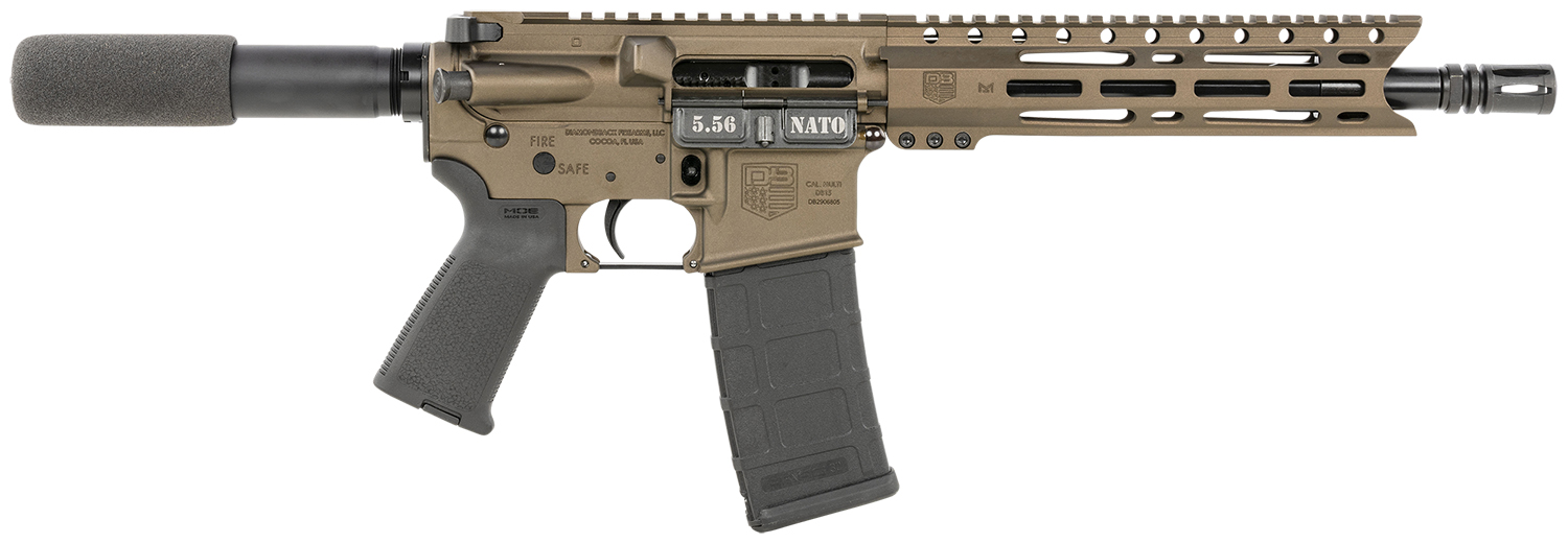 Diamondback DB1915K071 DB15 5.56x45mm NATO 30+1 10" Black Nitride Threaded Barrel, M-LOK Handguard, Midnight Bronze Aluminum Picatinny Rail Receiver, Black Buffer Tube, Black Magpul Grip, Right Hand 3 Diamondback DB1915K071 DB15 5.56x45mm NATO 30+1 10" Black Nitride Threaded Barrel, M-LOK Handguard, Midnight Bronze Aluminum Picatinny Rail Receiver, Black Buffer Tube, Black Magpul Grip, Right Hand