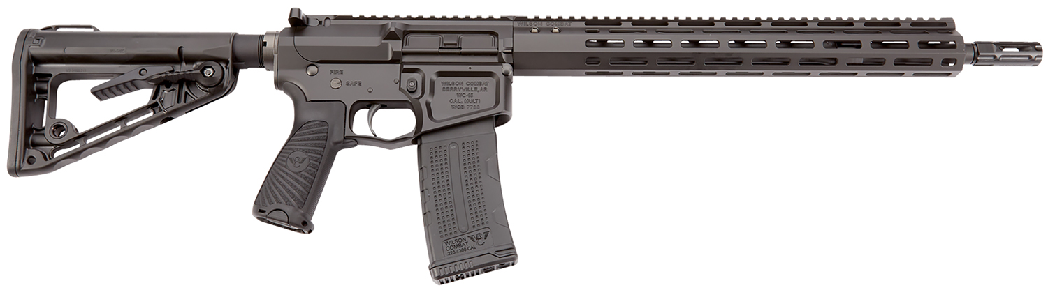 Wilson Combat TRRCRB556168F Recon Tactical 223 Rem/5.56 NATO 30+1 16" Black Fluted Threaded Barrel, Black Armor-Tuff Aluminum Receiver, M-LOK Handguard, Black Synthetic Wilson/Rogers Super Stoc Stock 3 Wilson Combat TRRCRB556168F Recon Tactical 223 Rem/5.56 NATO 30+1 16" Black Fluted Threaded Barrel, Black Armor-Tuff Aluminum Receiver, M-LOK Handguard, Black Synthetic Wilson/Rogers Super Stoc Stock