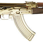 Zastava Arms Usa ZR7762WMGL ZPAPM70 7.62x39mm 16.25" 30+1, 24K Gold Plated Barrel/Rec, Walnut Stock & Grip, Gold Mag Included 2 149526