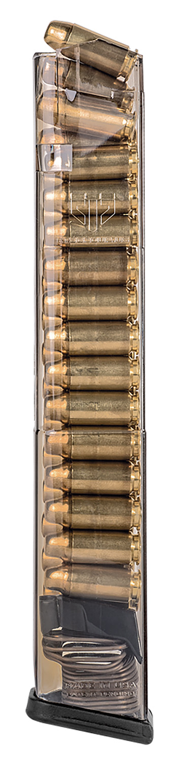 ETS Group SMKGLK22210 Pistol Mags 30rd Extended 40 Cal Compatible w/Glock 22/23/24/27/35 Smoke Polymer 3 ETS Group SMKGLK22210 Pistol Mags 30rd Extended 40 Cal Compatible w/Glock 22/23/24/27/35 Smoke Polymer