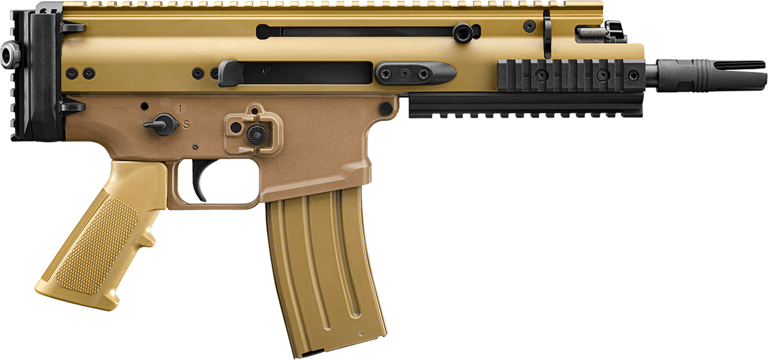 FN 38101245 SCAR 15P 5.56x45mm 10+1 7.50" Black Anodized Chrome Lined Steel Barrel, Flat Dark Earth Anodized Aluminum Picatinny Rail Receiver, FDE Polymer Grip, Ambidextrous 3 FN 38101245 SCAR 15P 5.56x45mm 10+1 7.50" Black Anodized Chrome Lined Steel Barrel, Flat Dark Earth Anodized Aluminum Picatinny Rail Receiver, FDE Polymer Grip, Ambidextrous
