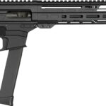 CMMG 99A806DAB Dissent MKGS 9mm Luger 33+1 10.50", Black, Picatinny Brace Adapter, 5.50" M-LOK Handguard, Left Side Charging Handle, Zeroed Linear Comp, Zeroed Drop-In Single Stage Trigger 2 153770