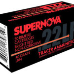 Supernova PMSN22LRR Red Tracer Non-Corrosive 22 LR 40 gr Lead Round Nose 50 Per Box/ 100 Cs 1 156923