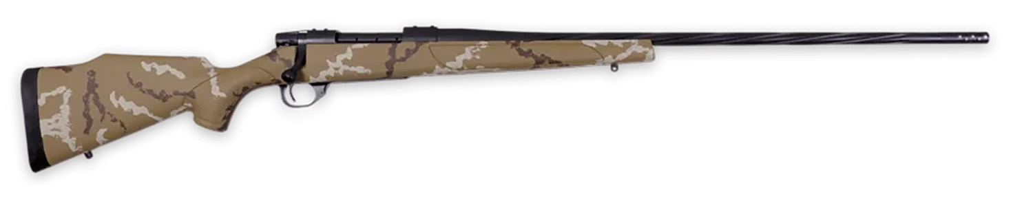 Weatherby VHH65PPR6B Vanguard Outfitter Full Size 6.5 PRC 3+1 24" Black Cerakote #2 Contour Threaded Barrel & Drilled & Tapped Steel Receiver, Tan w/Brown & White Sponge Synthetic Stock 3 Weatherby VHH65PPR6B Vanguard Outfitter Full Size 6.5 PRC 3+1 24" Black Cerakote #2 Contour Threaded Barrel & Drilled & Tapped Steel Receiver, Tan w/Brown & White Sponge Synthetic Stock