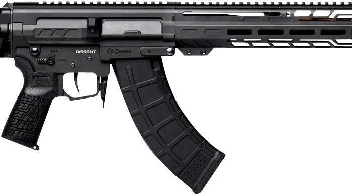 CMMG 86A7F0BAB Dissent MK47 7.62x39mm 30+1 (2) 14.30" P&W, Black Armor, Side Charging Handle Rec, 13.50" M-Lok Handguard, Side Folding Stock, Zeroed Grip, SVD Brake, 60/90 Ambi Safety, Adj. Gas Block