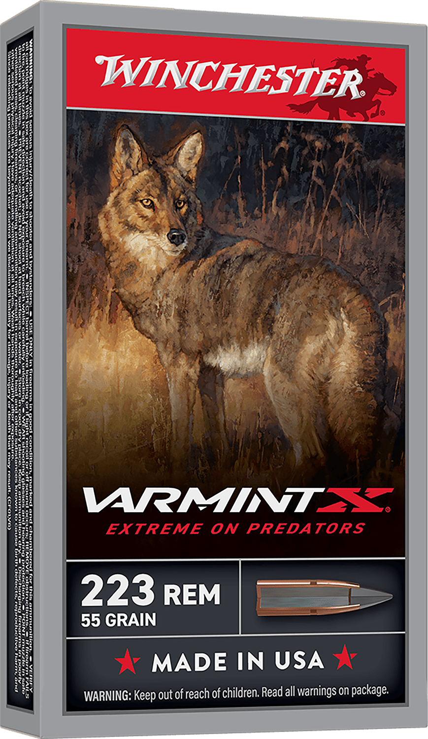 Winchester Ammo X223PXP Varmint X 223Rem 55gr Extreme Point 20 Per Box/10 Case 3 Winchester Ammo X223PXP Varmint X 223Rem 55gr Extreme Point 20 Per Box/10 Case