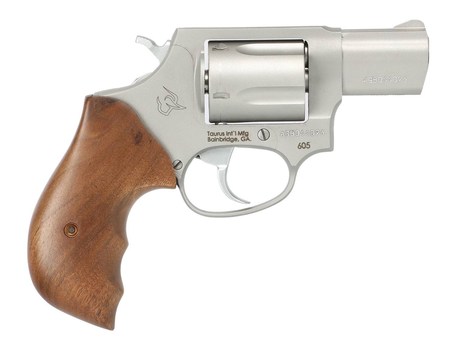 Taurus 2-605029TW 605 Small Frame 357 Mag/38 Special +P 5 Shot 2" Matte Stainless Steel Barrel, Cylinder & Frame, Walnut Grips, Transfer Bar Safety 3 Taurus 2-605029TW 605 Small Frame 357 Mag/38 Special +P 5 Shot 2" Matte Stainless Steel Barrel, Cylinder & Frame, Walnut Grips, Transfer Bar Safety