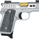 Kimber Mfg.,inc 3300230 Micro 9 Rapide Dawn 9mm 7+1 3.15" Brushed Stainless/Silver KimPro II Grey/Black G10 Grip 1 170636