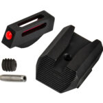 Kimber Mfg.,inc 4000153 KS6 Fiber Optic Sight Set Red/Fiber Optic Front Sight- Black/Blank Rear Sight 2 170715