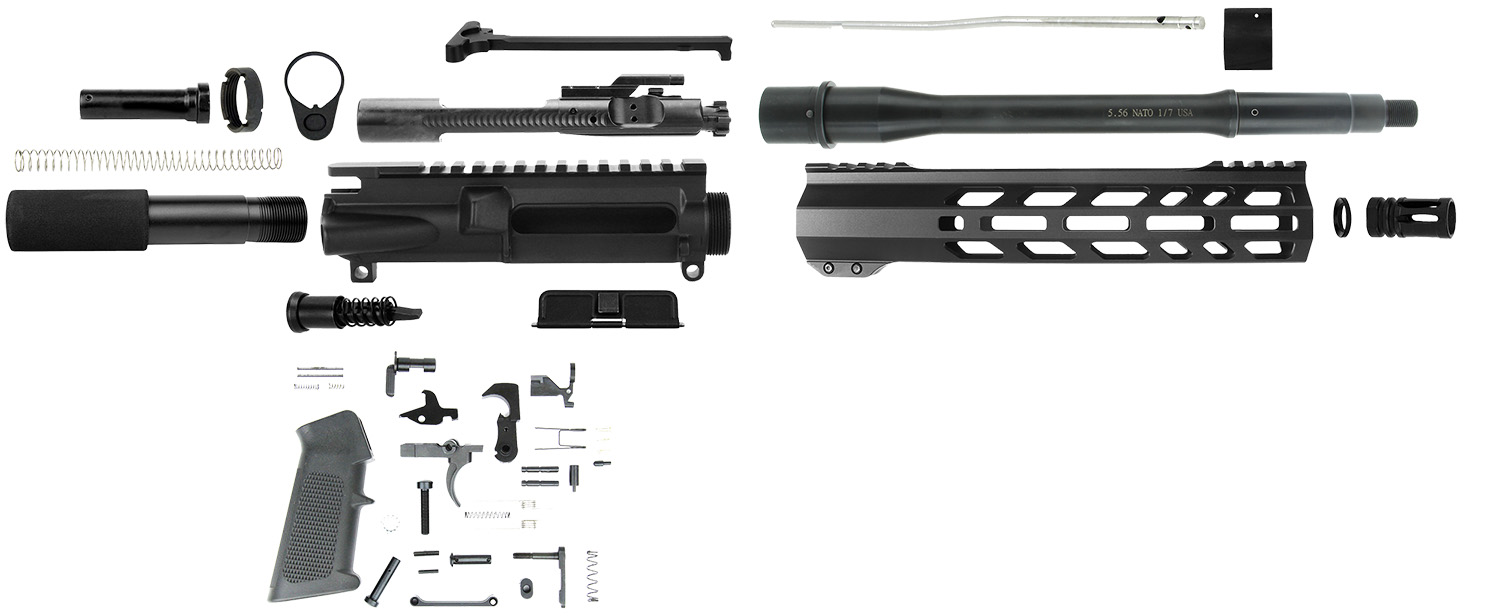 TacFire SSPK556LPK10 Pistol Kit 5.56x45mm NATO AR-Pistol Platform Black Steel 3 TacFire SSPK556LPK10 Pistol Kit 5.56x45mm NATO AR-Pistol Platform Black Steel