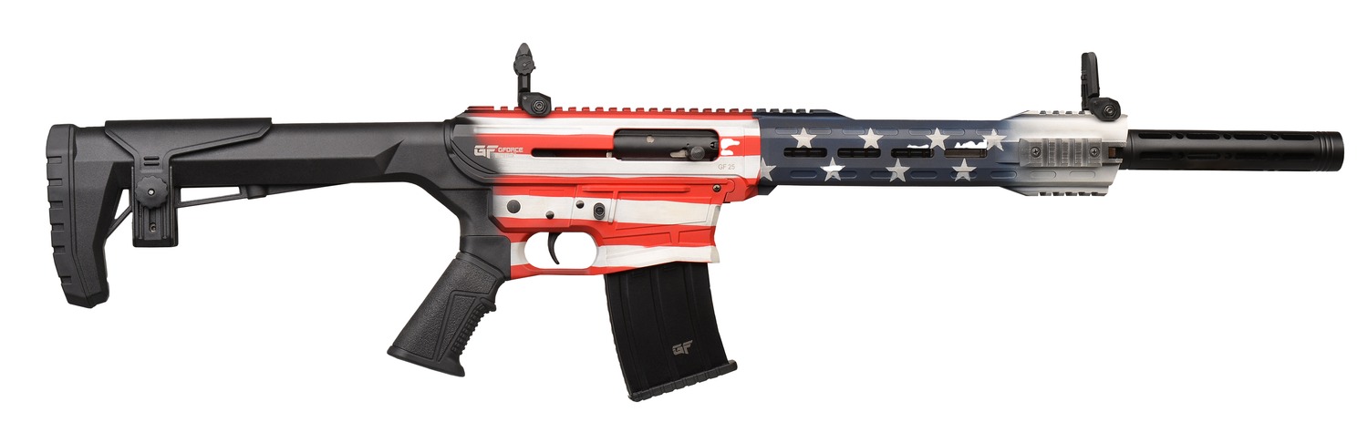 Gforce Arms GF2512USA GF25 USA 12 Gauge Semi-Auto 3" 5+1 20" Flat Dark Earth Cerakote Threaded Barrel, USA Receiver, Black Adjustable Synthetic Stock w/Black Rubber Grip 3 Gforce Arms GF2512USA GF25 USA 12 Gauge Semi-Auto 3" 5+1 20" Flat Dark Earth Cerakote Threaded Barrel, USA Receiver, Black Adjustable Synthetic Stock w/Black Rubber Grip