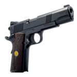 Dickinson LLC DKSN9BB 1911 Adam Full Size Frame 45 ACP 8+1 4.37" Black Button Rifled Barrel, Matte Black Serrated Aluminum Slide, Black Steel Frame, Wood Grips 2 179818