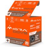 Migra Ammunitions M20UD75-9 Dove 20Gauge 3" 1 1/4oz 7.5/9Shot 25 Per Box/10 Case 1 179825