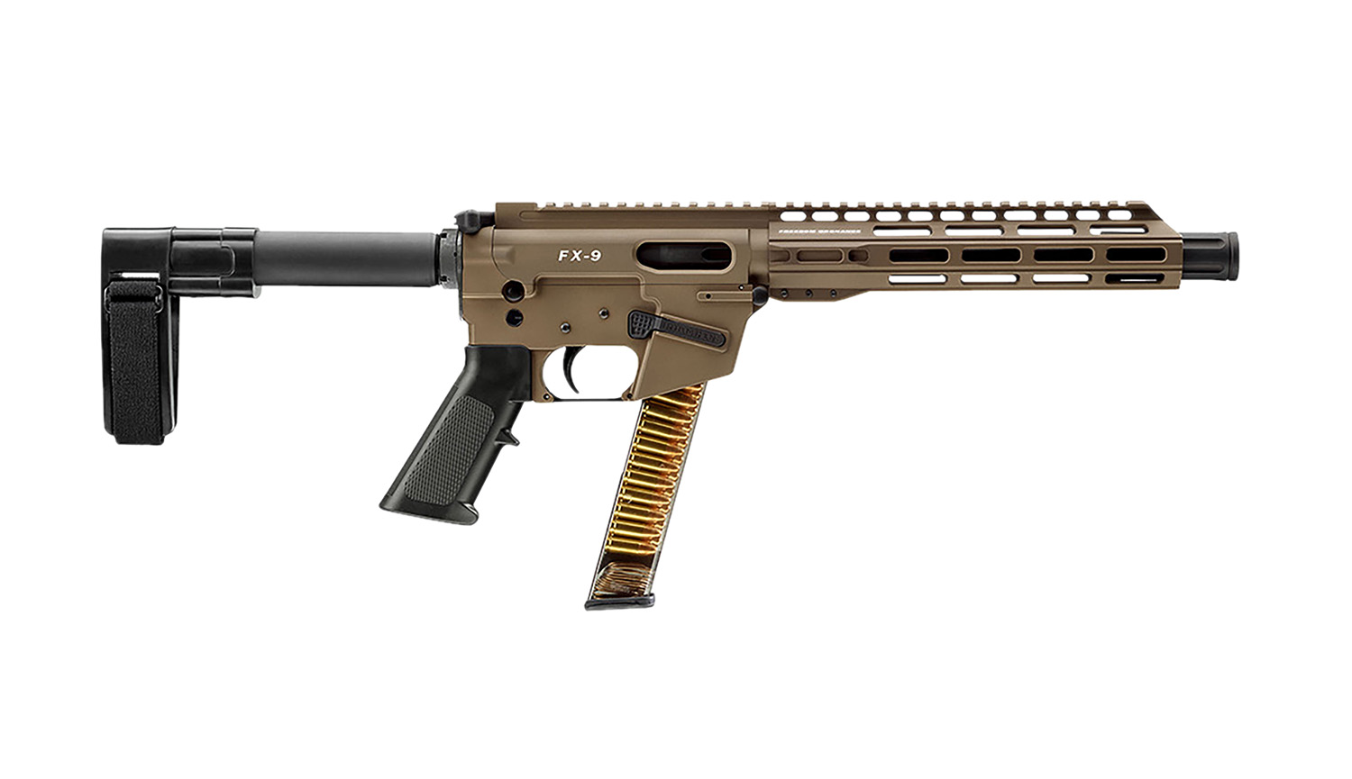 FREEDOM ORDNANCE FX9P10SBM-FDE FX9P 9mm Luger 10" Flat Dark Earth 3 FREEDOM ORDNANCE FX9P10SBM-FDE FX9P 9mm Luger 10" Flat Dark Earth