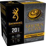 Browning Ammo BGC207 Golden Clays 20Gauge 2.75" 7/8oz 7.5Shot 25 Per Box/10 Case 1 182656