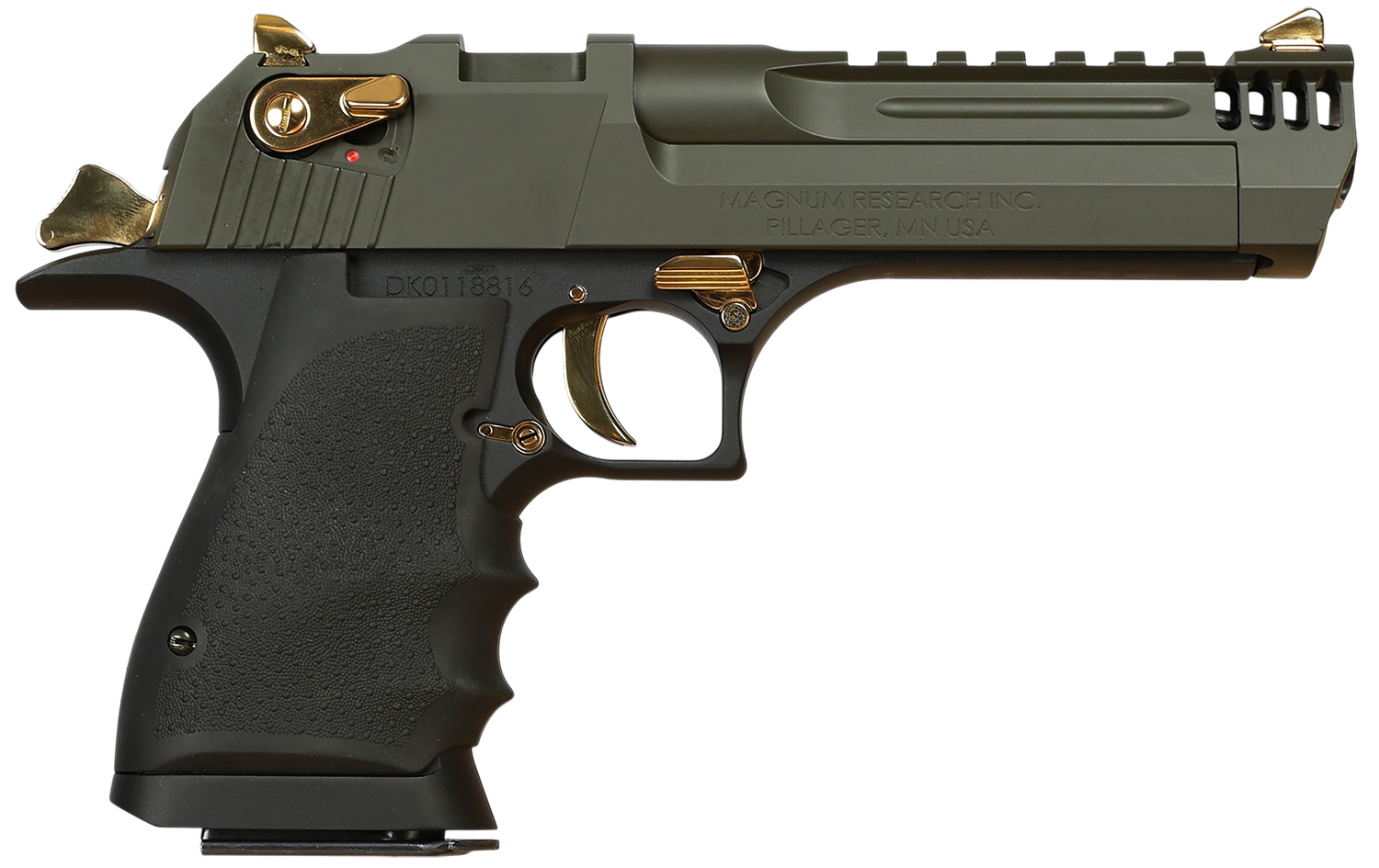 MAG DE50L5MSG 50AE 5 BLK/GRN/GLD 3 MAG DE50L5MSG 50AE 5 BLK/GRN/GLD