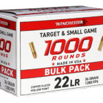 Winchester Ammo 22LR1KHP 22LR 36gr Plated Hollow Point 1000 Per Box/2 Case 1 183458