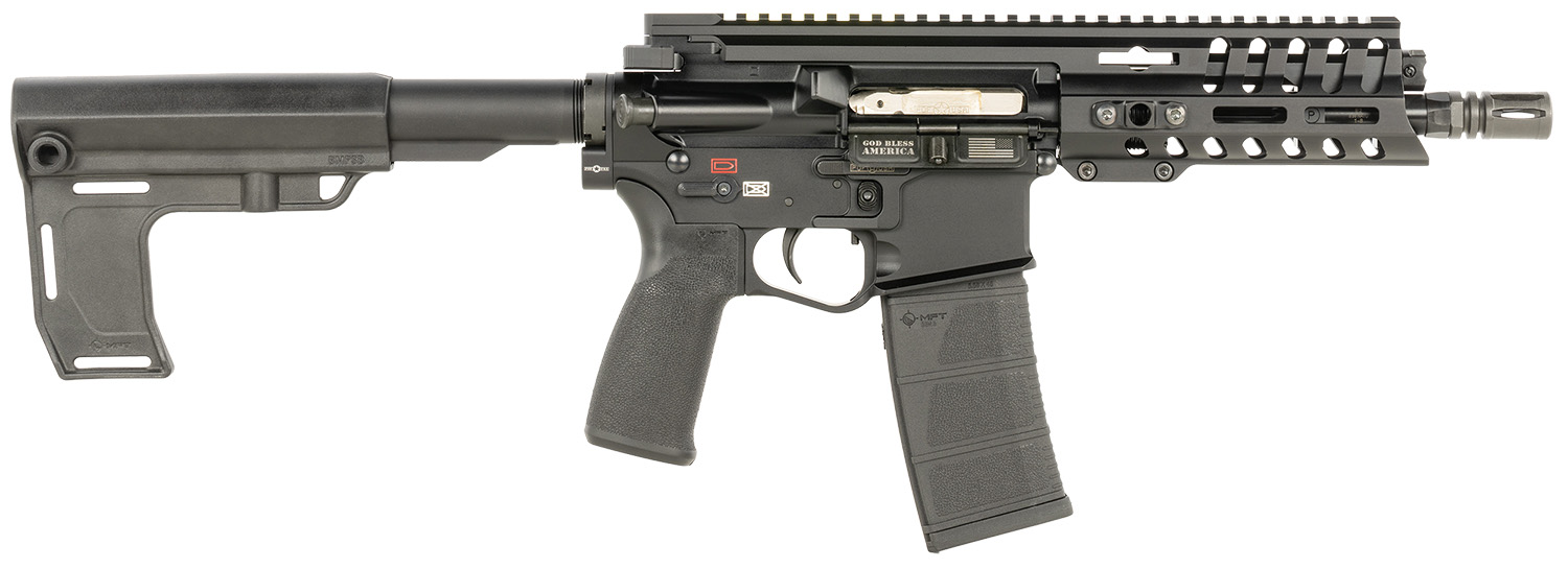 Patriot Ordnance Factory 2169 P415 Edge 5.56 NATO 30+1 7.25" Black Nitride Threaded Barrel, Black Anodized Aluminum Receiver 3 Patriot Ordnance Factory 2169 P415 Edge 5.56 NATO 30+1 7.25" Black Nitride Threaded Barrel, Black Anodized Aluminum Receiver