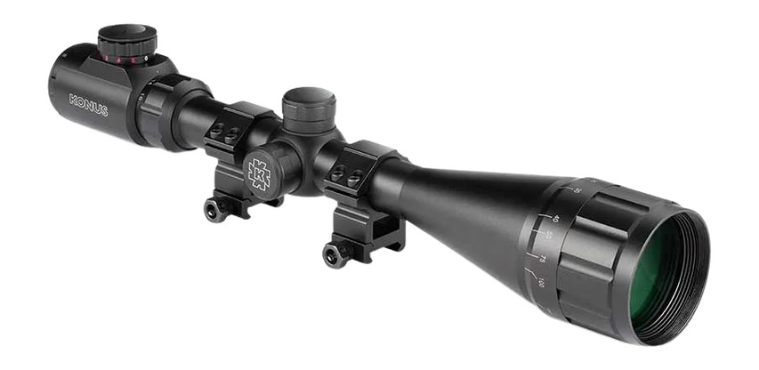 Konus 7349 Fighter 4-16x50mm Illuminated BDC Reticle, Includes Rings 3 Konus 7349 Fighter 4-16x50mm Illuminated BDC Reticle, Includes Rings