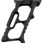 Tyrant CNC TD552BLKM1 Minivert Grip Halo Black Aluminum Fits AR15 1 188987