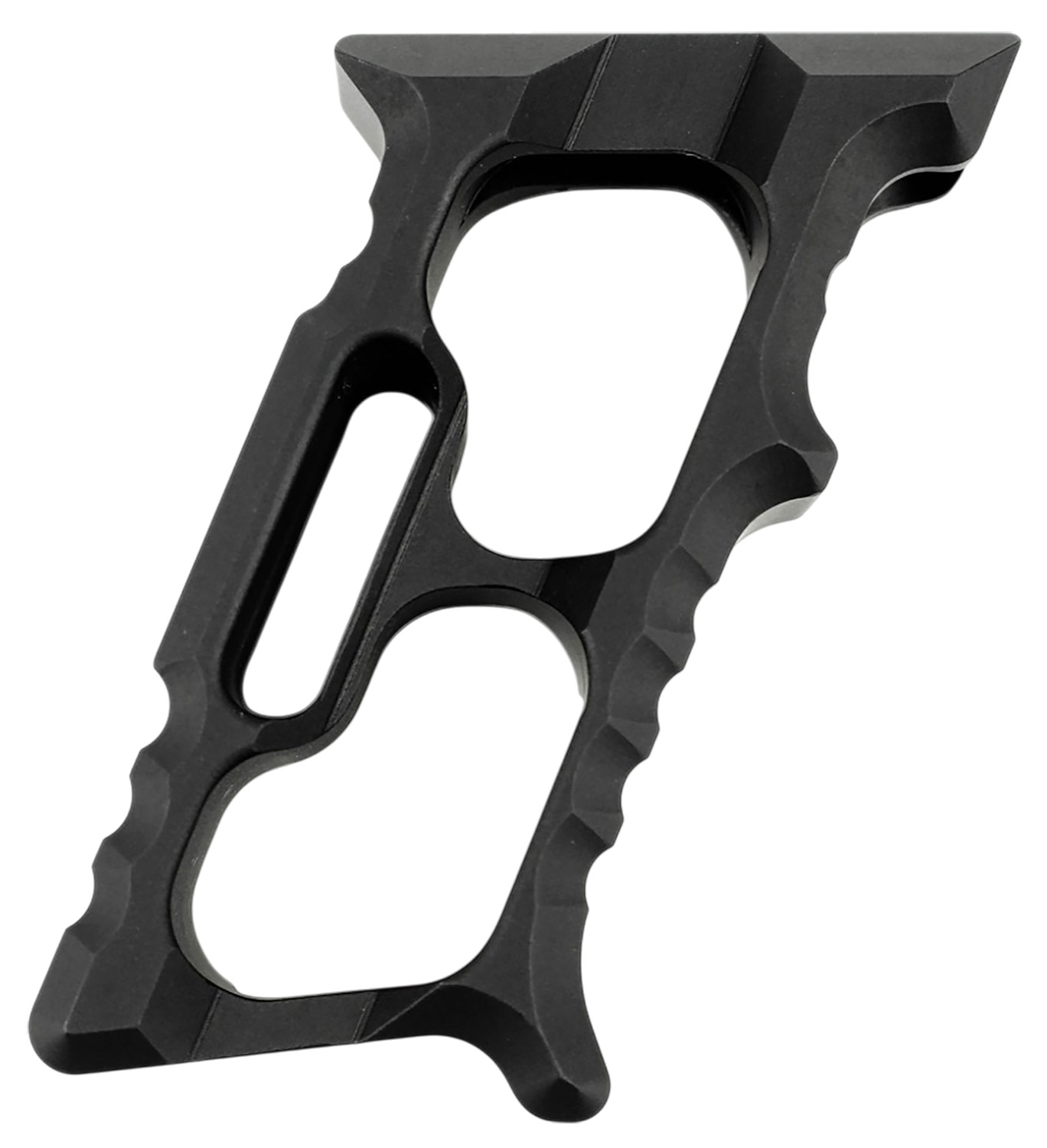 Tyrant CNC TD552BLKM1 Minivert Grip Halo Black Aluminum Fits AR15 3 Tyrant CNC TD552BLKM1 Minivert Grip Halo Black Aluminum Fits AR15