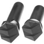Tyrant CNC TDAR15TPBLK Takedown Pins Enhanced AR-15 Black Aluminum 2 188992
