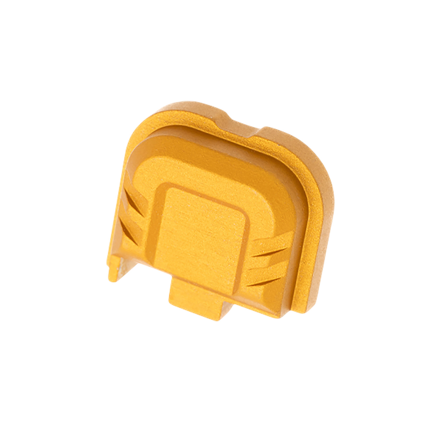Tyrant CNC TDG43X48SPGOLD Slide Cover Plate Chevron Design Glock 43x/48 Gold Aluminum 3 Tyrant CNC TDG43X48SPGOLD Slide Cover Plate Chevron Design Glock 43x/48 Gold Aluminum
