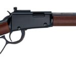 Henry H001TRP22M Tracker Carbine 22 WMR 10+1 16.50" Blued Octagon Barrel, Black Aluminum Grooved Receiver, American Walnut Straight Grip Stock 2 189276