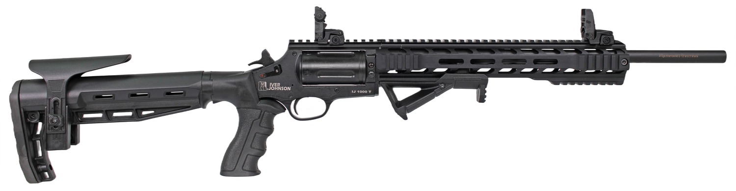 Iver Johnson Arms IJ1000T IJ1000 410 Gauge 5rd 18" Matte Black Barrel, Chrome Matte Black Chrome Receiver w/Picatinny Rail, Black Fixed Stock 3 Iver Johnson Arms IJ1000T IJ1000 410 Gauge 5rd 18" Matte Black Barrel, Chrome Matte Black Chrome Receiver w/Picatinny Rail, Black Fixed Stock